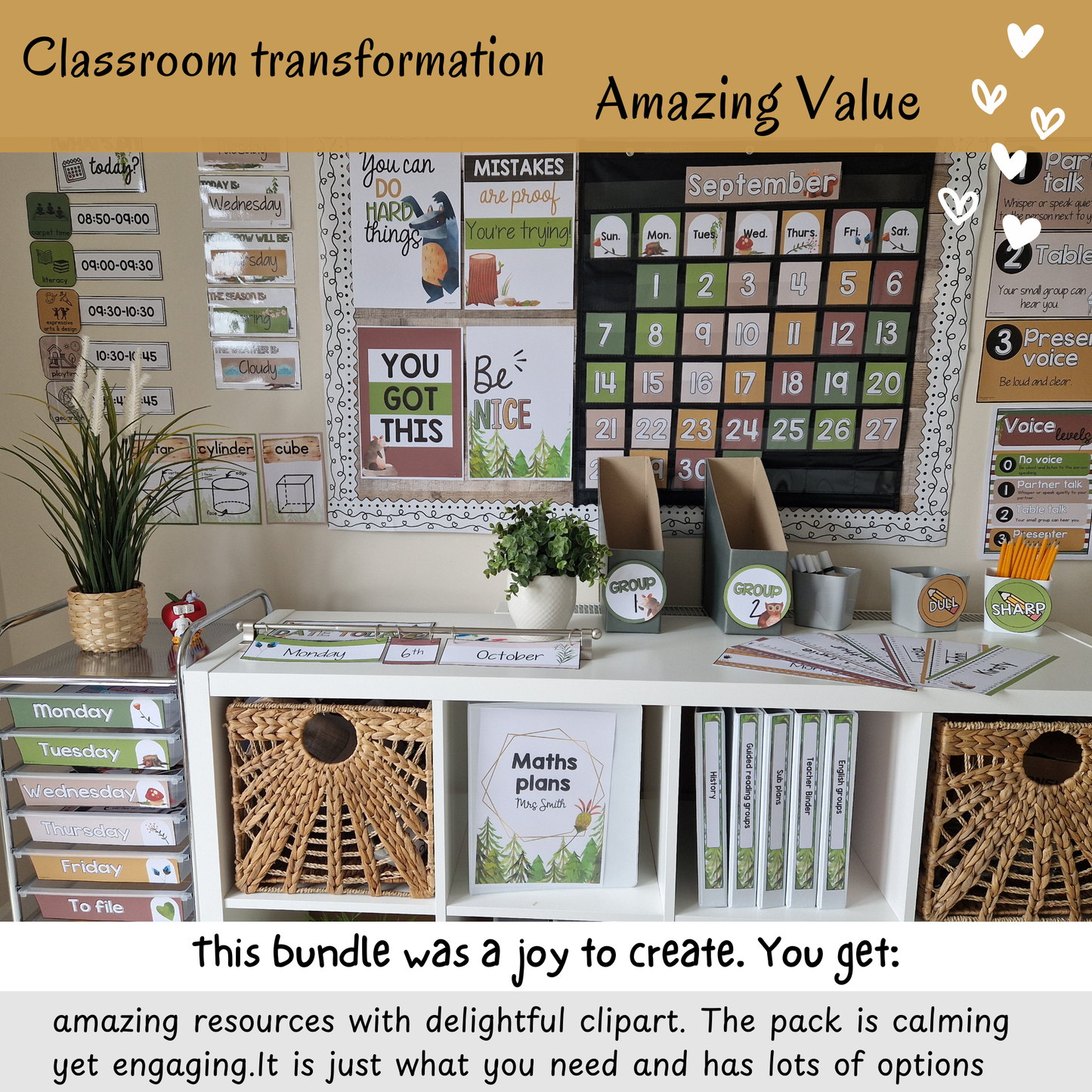 Woodland Classroom Decor MEGA Bundle