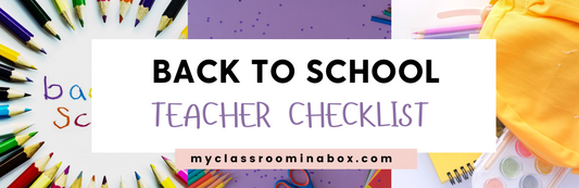 MUST-HAVE Back-to-School Teacher Checklist