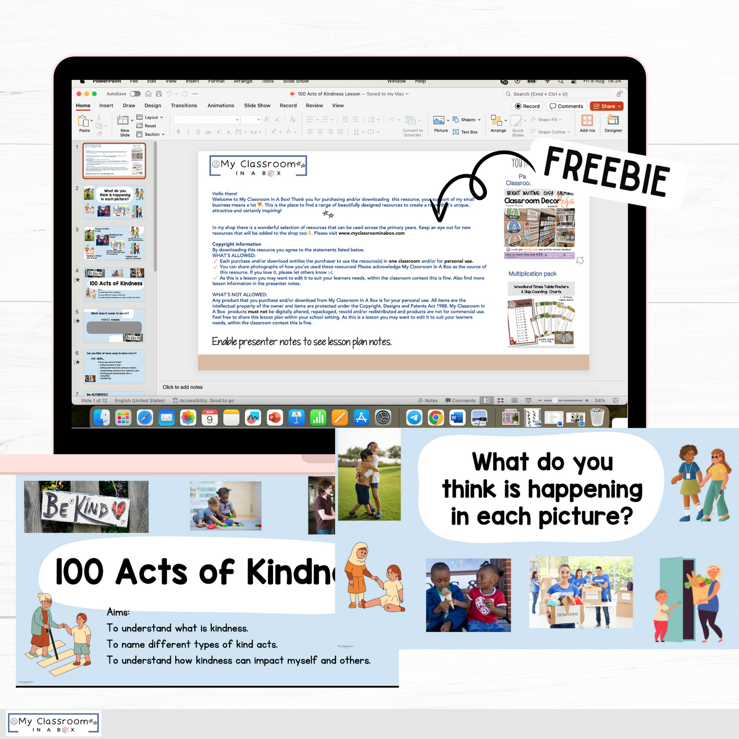 FREEBIE Kindness PPT Lesson Resource