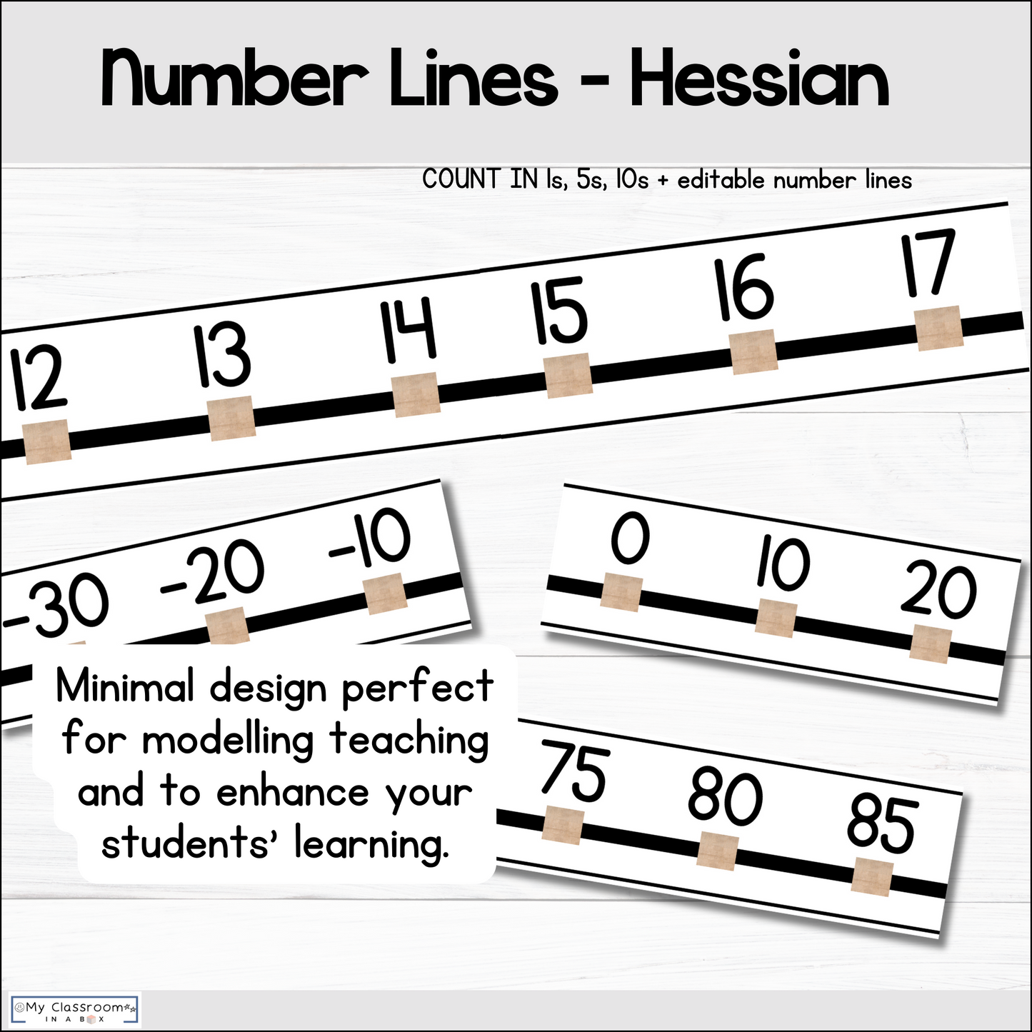 Number Lines Hessian