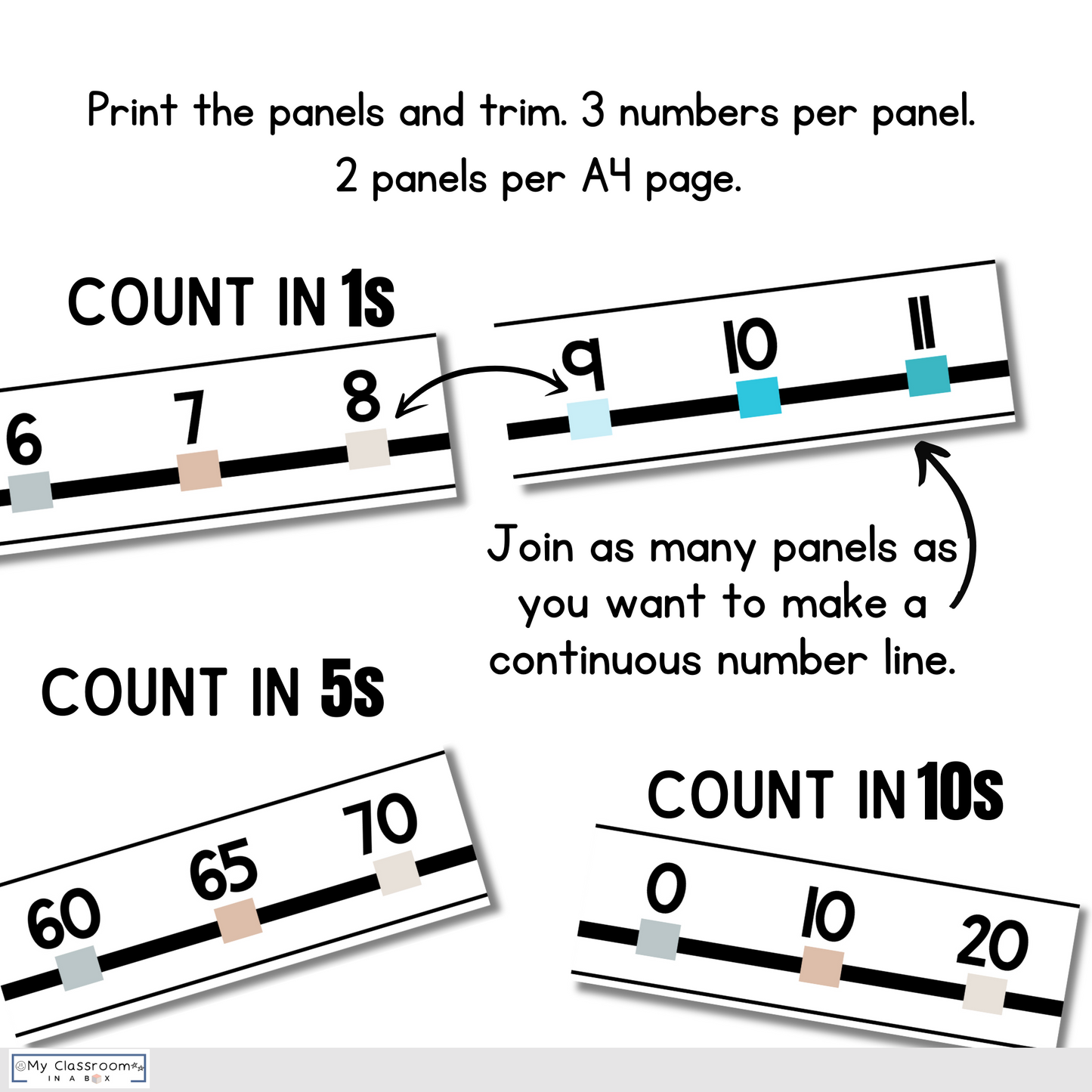 Number Lines Ocean Theme